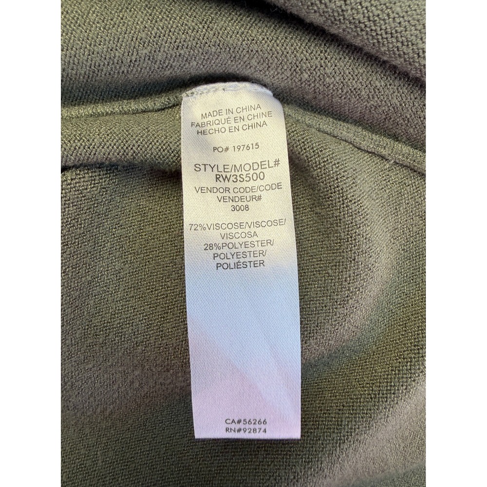 Splendid x Cella Jane Sage Green V-Neck Knit Midi Sweater Dress Size Small Earth - Picture 8 of 13